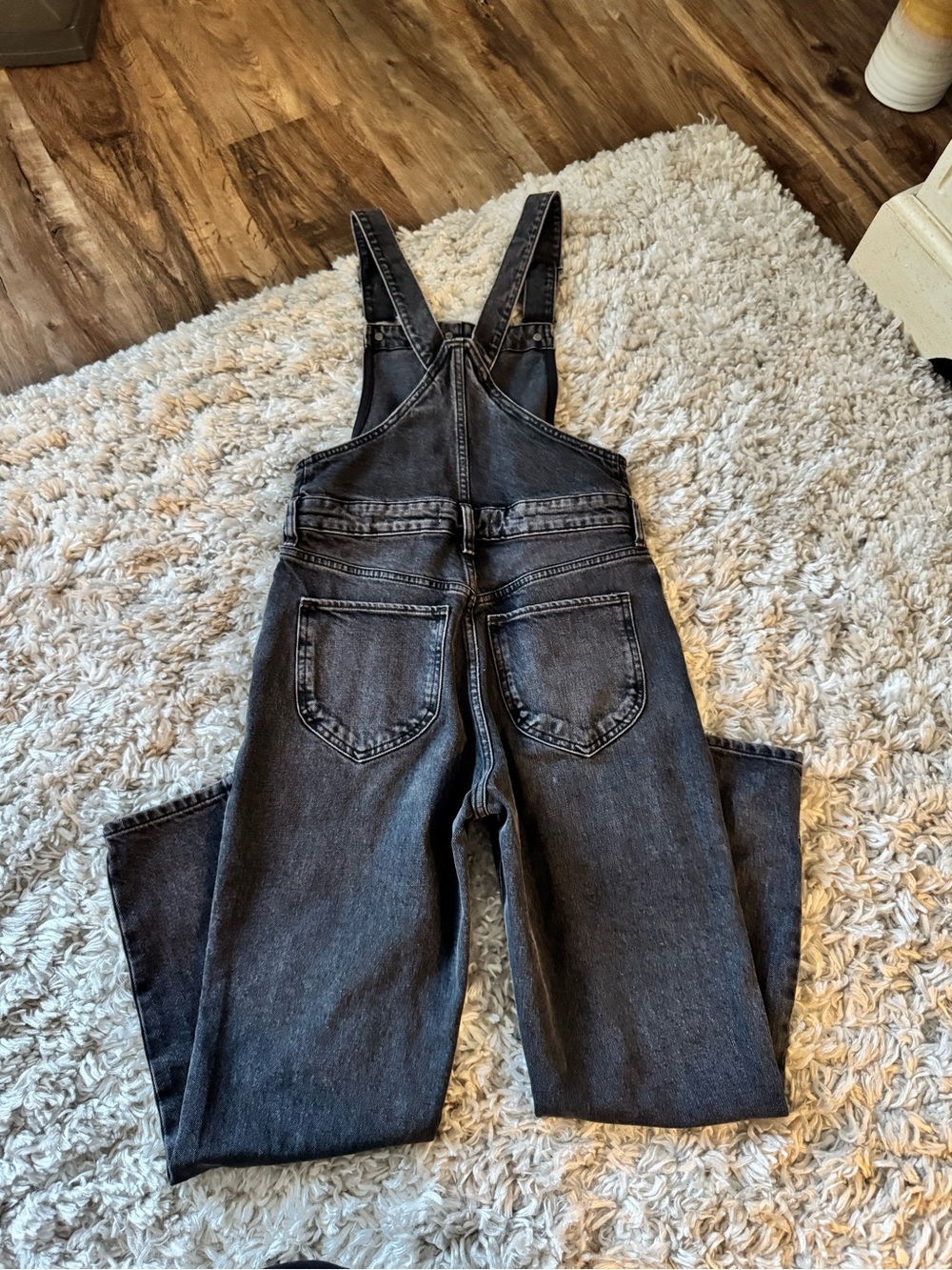 We The Free Black Denim High-Bib Overalls - Picture 5 of 7